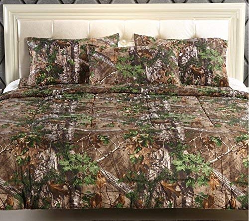 Realtree Xtra Green micro peach super soft printed Comforter (FULL/QUEEN)