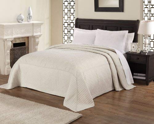 Lifestyle French Tile Bedspread, Silver