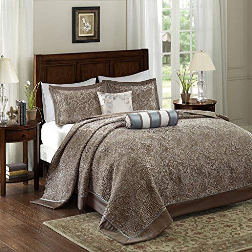 Madison Park Aubrey Bedding Set, King, Blue