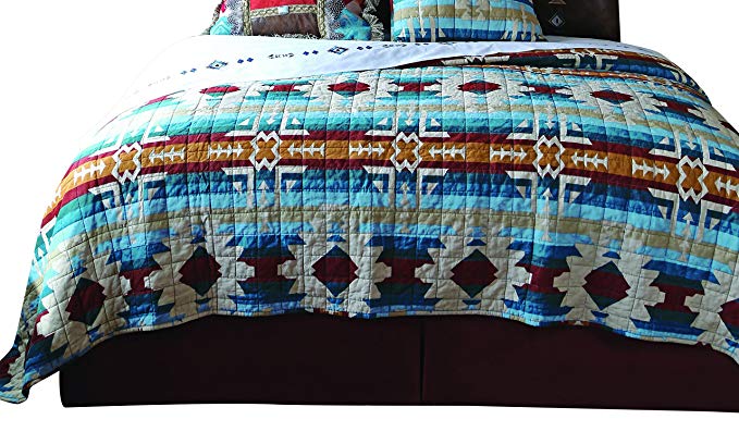 Carstens Southwest Harvest Quilt Bedspread, Queen