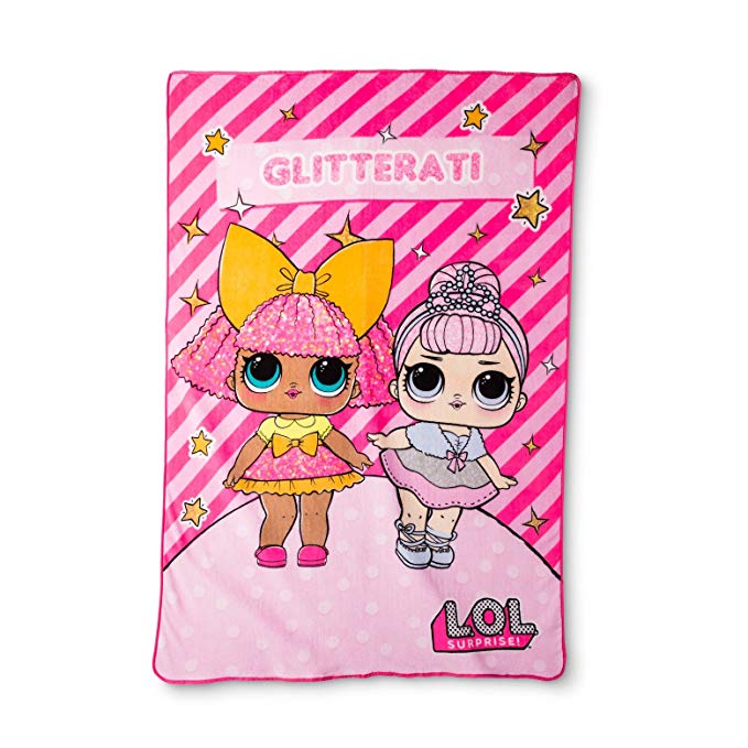 LOL Glitter Gal Plush Blanket 62