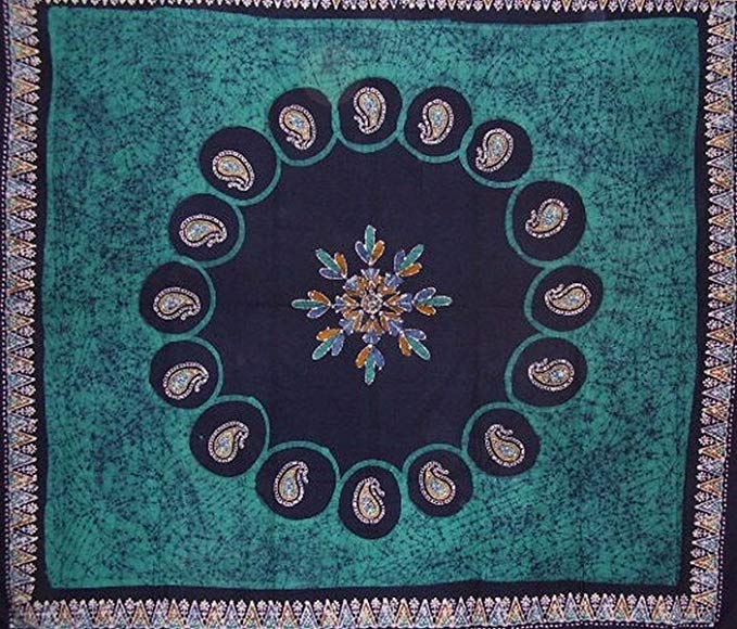 Batik Tapestry Cotton Bedspread 108