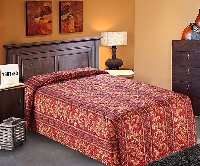 Everest Supply Quilted Bedspread Designed for Hotel/Motel-Resort-Air B&B & Home Over Sized 21