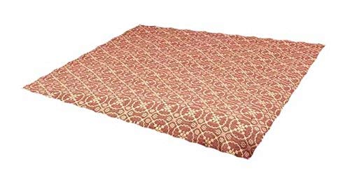 Home Collection by Raghu Marshfield Jacquard Barn Red & Tan Twin Bedcover, 78