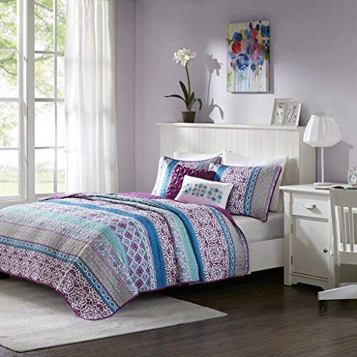 Joni Coverlet Set Purple Twin/Twin XL