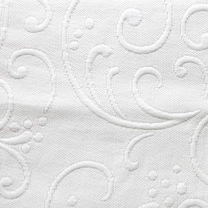 Braga Matelasse Coverlet, Full/Queen, White