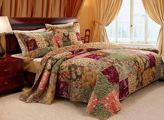 Greenland Home Antique Chic King 3-Piece Bedspread Set