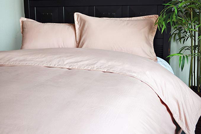 Natural Comfort Embossed Microfiber Duvet Cover and Pillow Sham Set, Red, Full